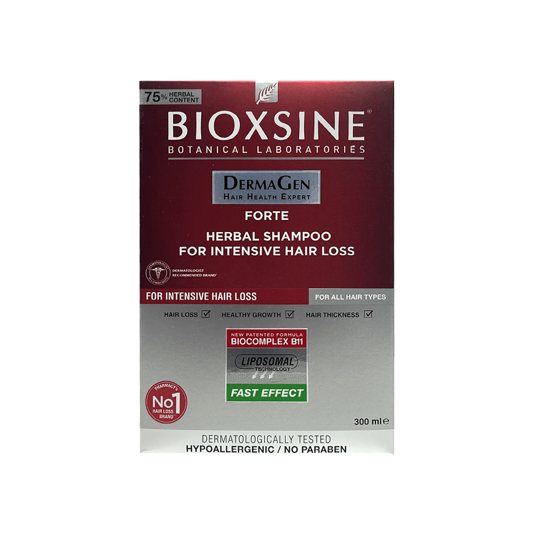 بيوكسين – شامبو فورتي العشبي لتساقط الشعر المكثف 300 مل
