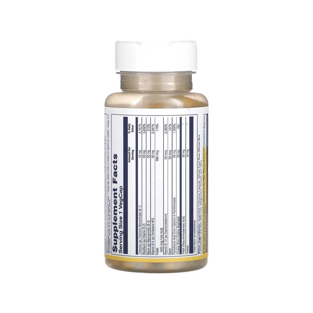 Solaray- B-Complex 100mg 50 Capsules Gallery