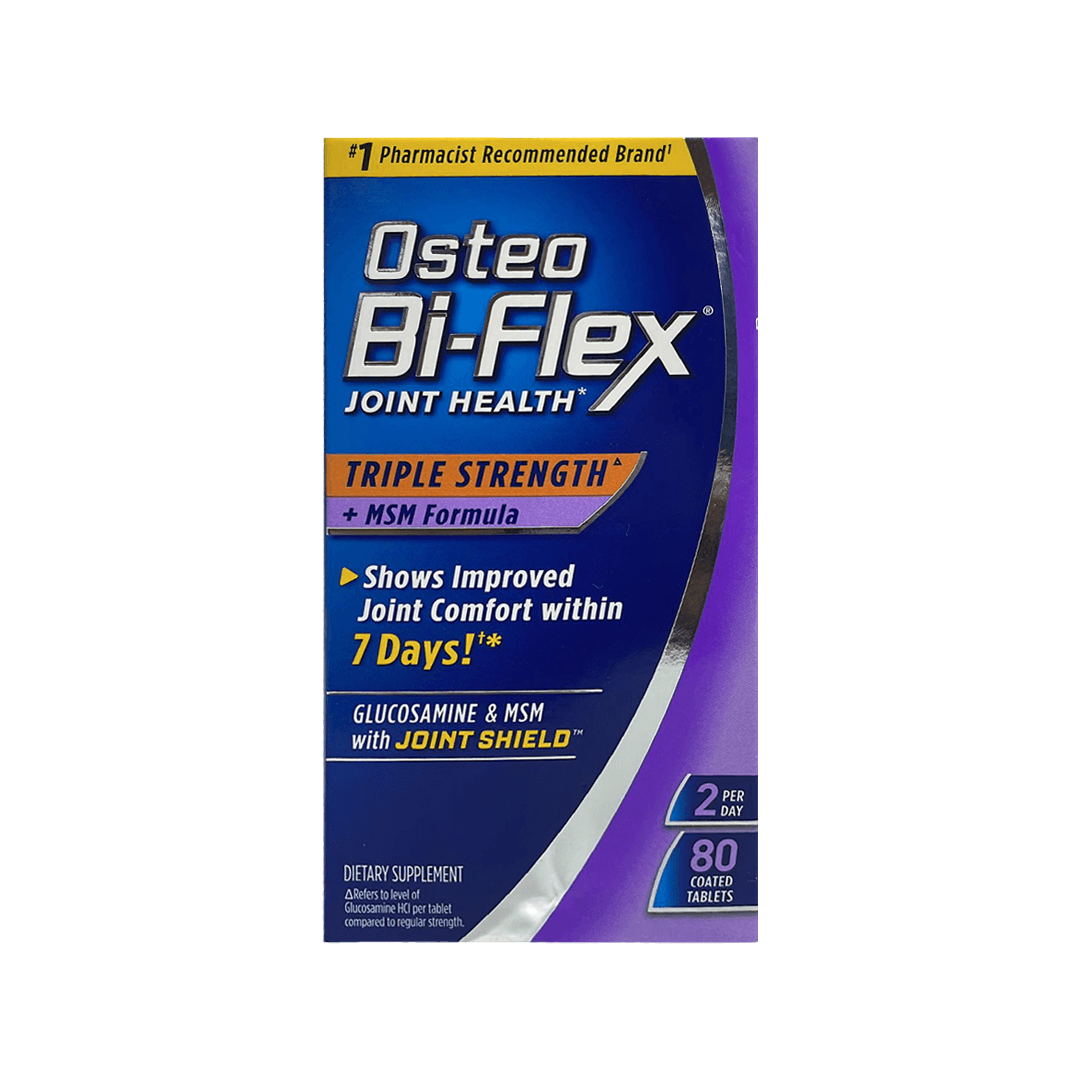 Osteo Bi-Flex صحة المفاصل 80 قرصًا مغلفًا