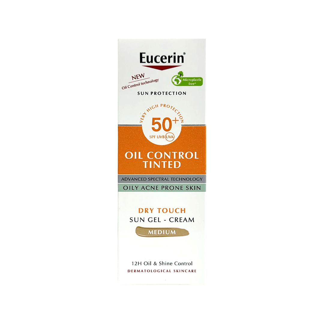 Eucerin Sun Face Oil Control Sun Gel-Cream Dry Touch SPF50+ 50ml - FREE  Delivery