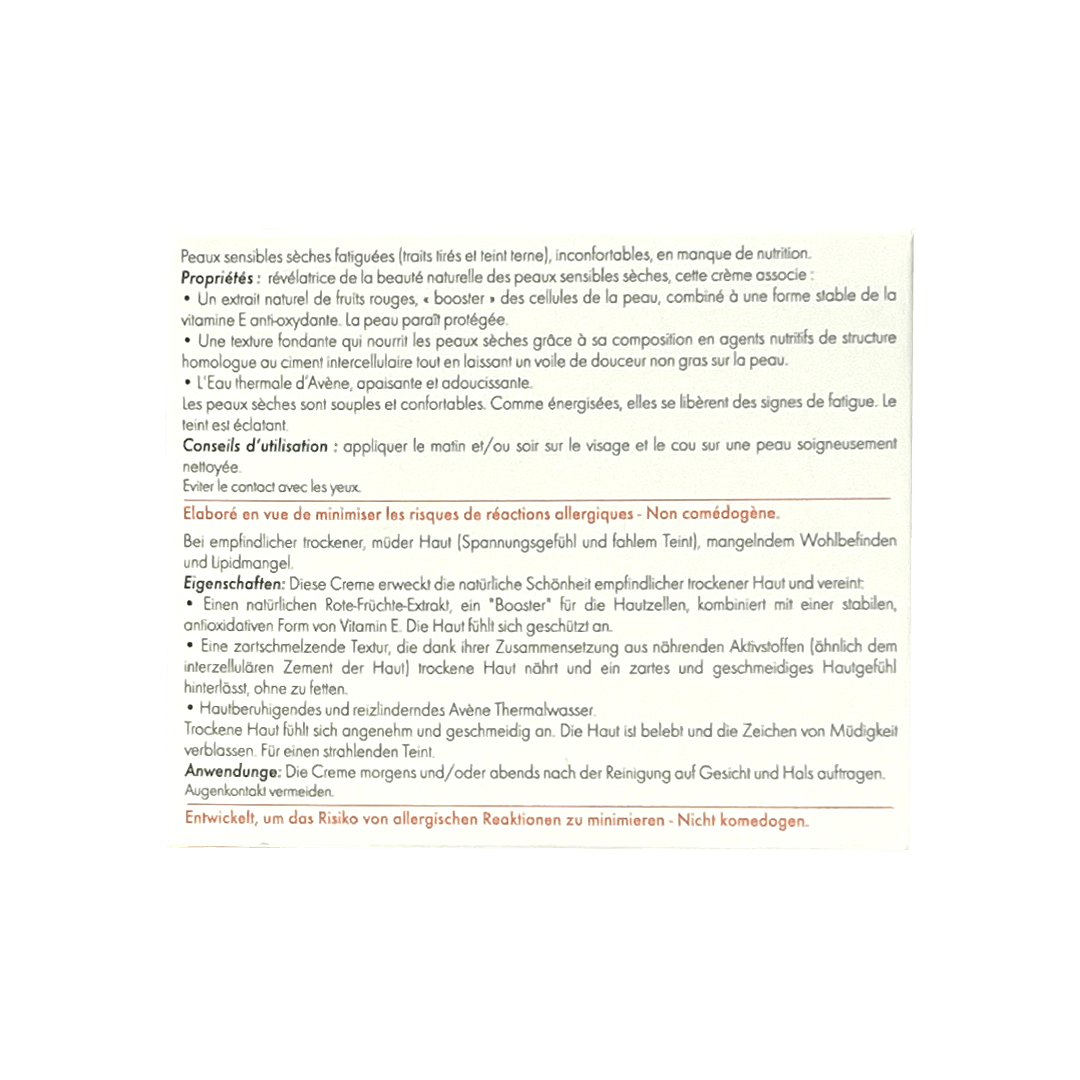 Avene-Revitalizing Cream 50ml Gallery