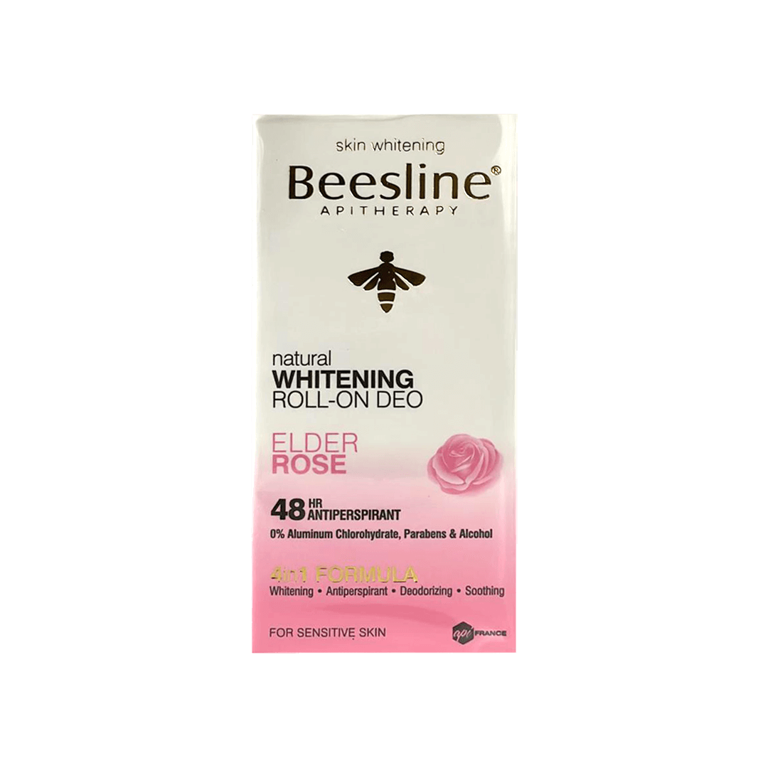 بيزلين - مزيل العرق الدوار الطبيعي لتبييض البشرة برائحة الورد المسن لمدة 48 ساعة