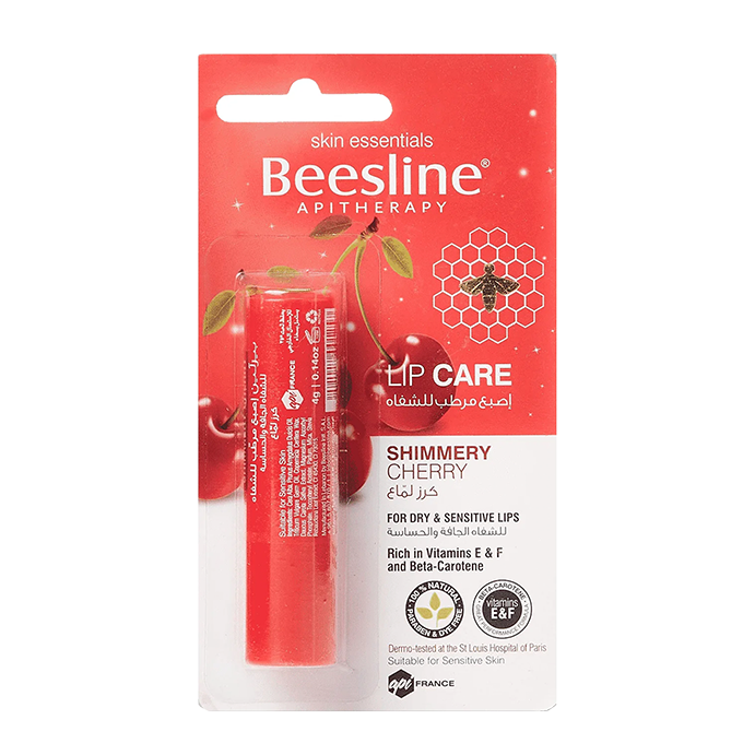 Beesline- Lip Care Shimmery Cherry flavor