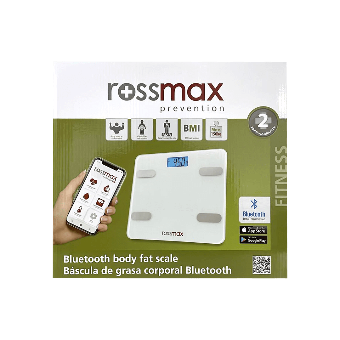 روسماكس- جهاز قياس نسبة الدهون في الجسم بمقياس - WF262 BT