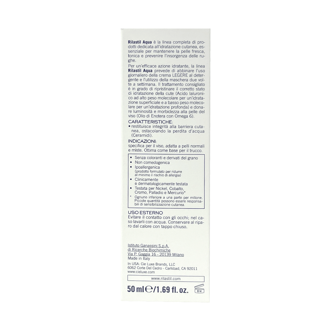 Rilastil-Aqua Legere Light Moisturizing Cream 50ml Gallery