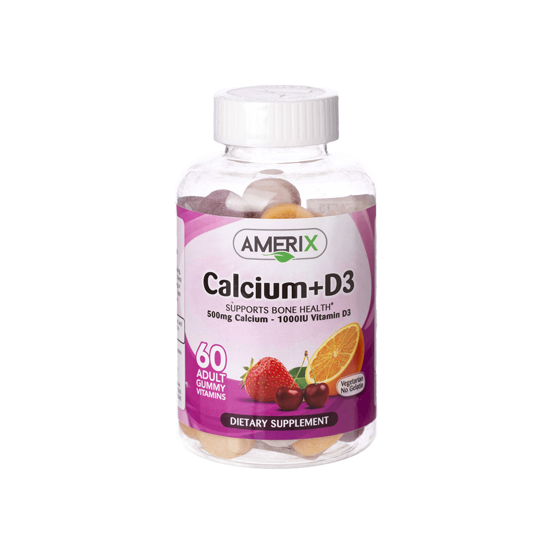 Amerix- Calcium + D3 60 Adult Gummy Vitamins
