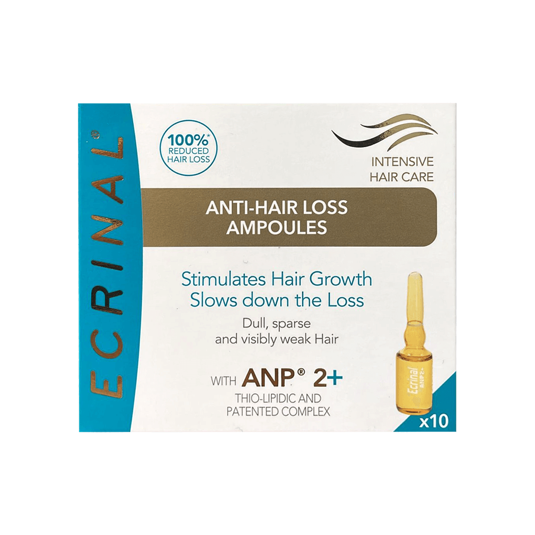 Ecrinal Anti Hair Loss With ANP 2+ 10 Ampoules