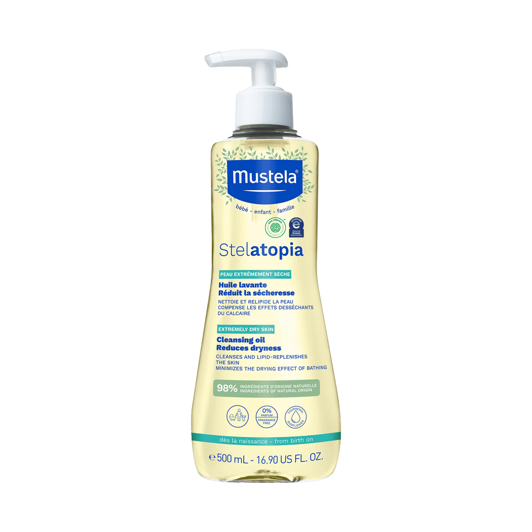 Mustela Stelatopia Cleansing Oil Reduces Dryness 500ml