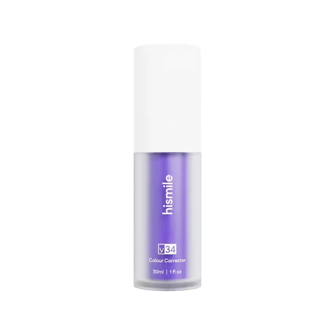 HisSmile V34 Color Corrector Serum 30ml Purple Teeth Whitening Technology for Brighter Smiles