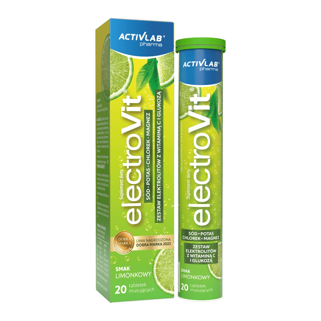 ElectroVit Electrolytes With Vitamin C lime Flavour 20 tablets Gallery