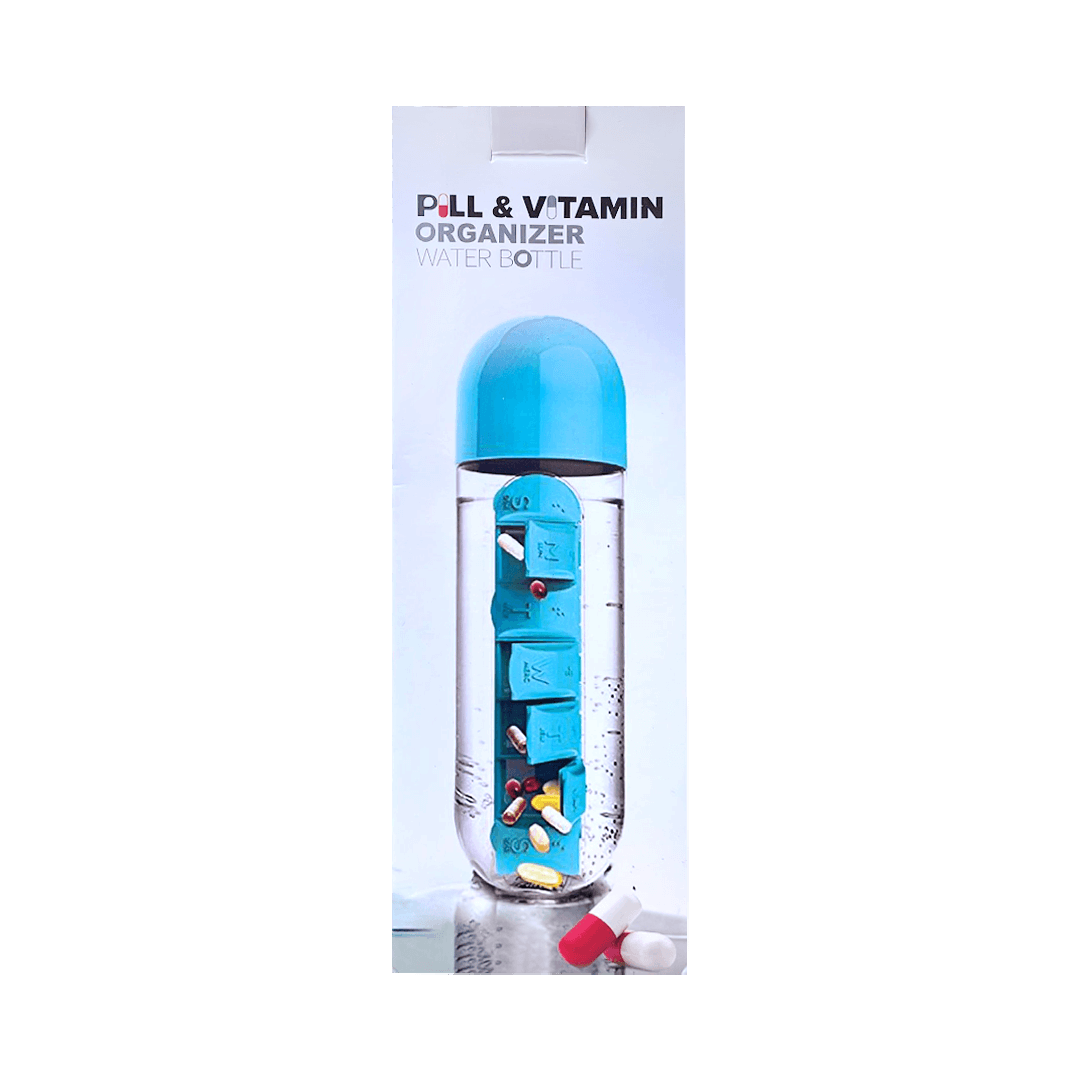 Pill Organizer- Pill & Vitamin Organizer Water Bottle Gallery