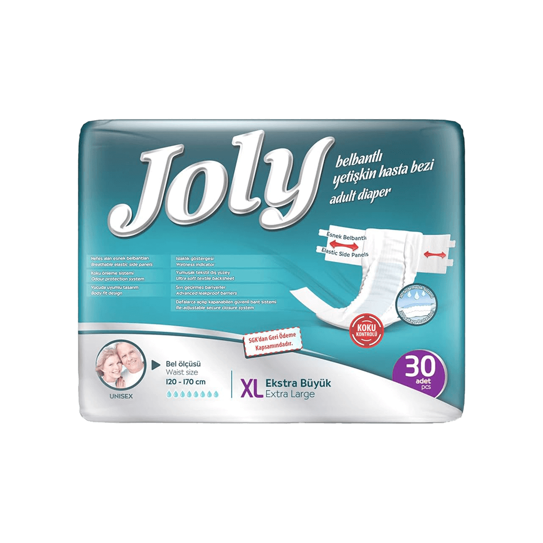 Joly Adult Diaper 30 Pcs X.Large (120 - 170 Cm)