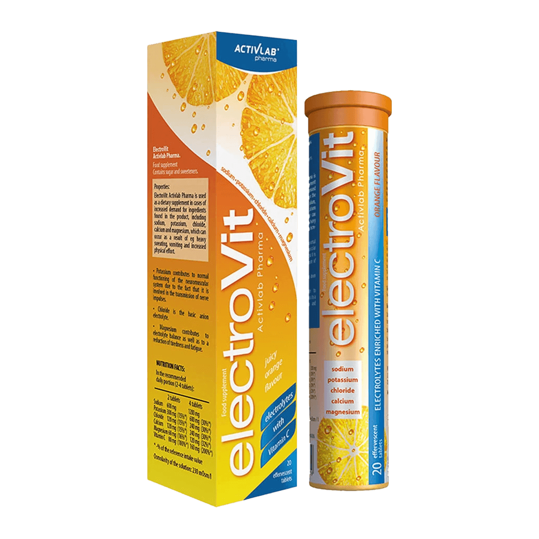 ElectroVit Electrolytes With Vitamin C Orange Flavour 20 Tablets Gallery