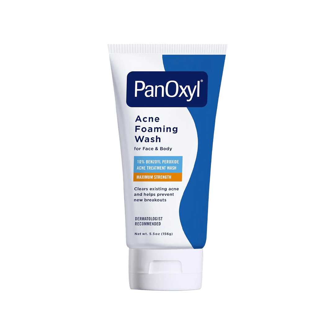 غسول رغوي لحب الشباب PanOxyl Benzoyl Peroxide 10٪ أقصى قوة مضاد للميكروبات ، 5.5 أونصة