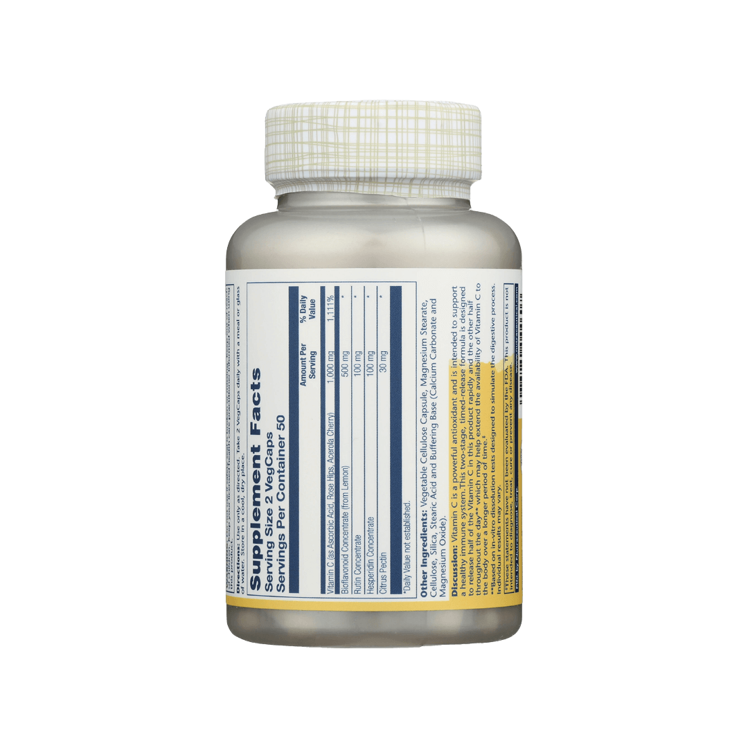 Solaray- Super Bio C buffered 100 Capsules Gallery