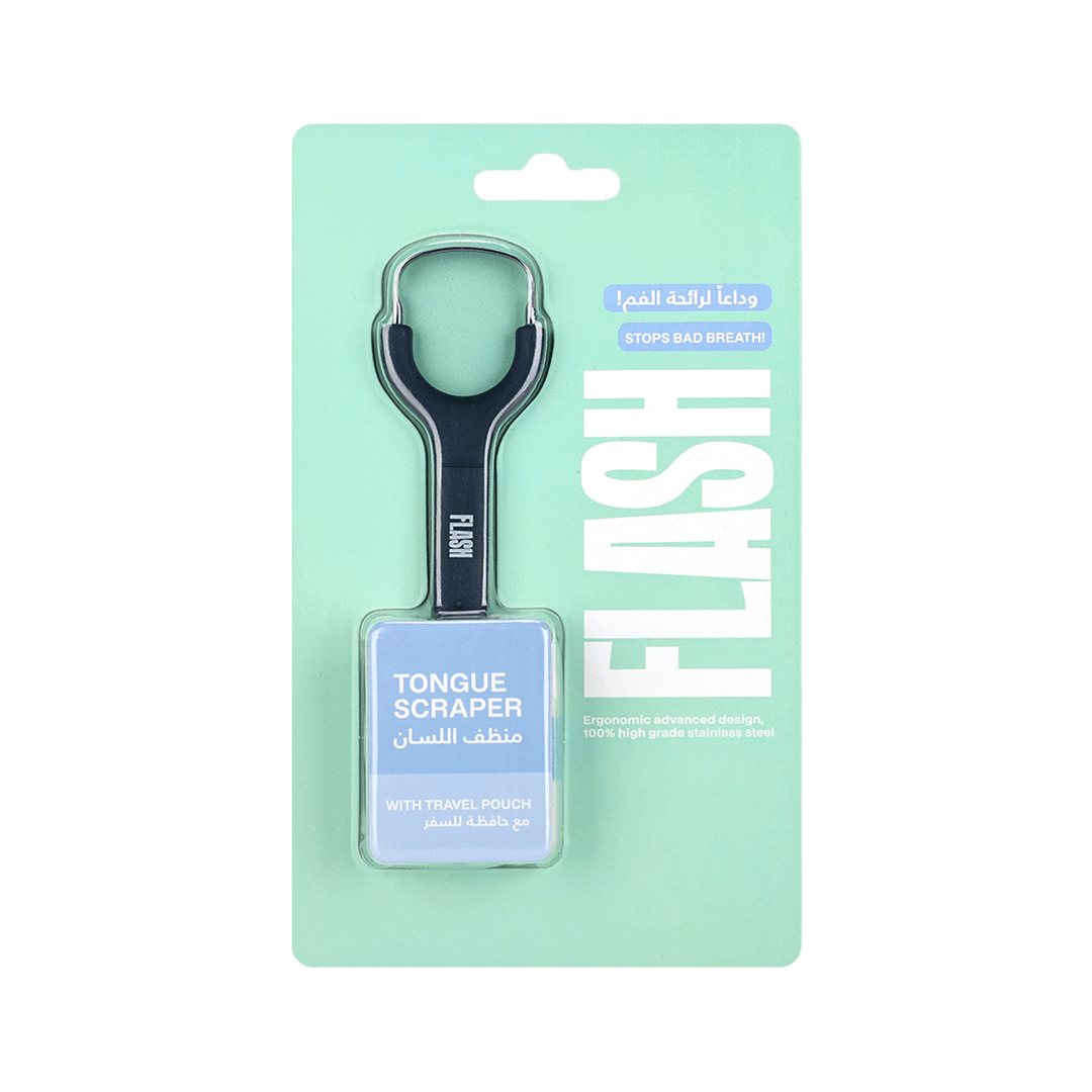 Flash Tongue Scraper Dark Blue