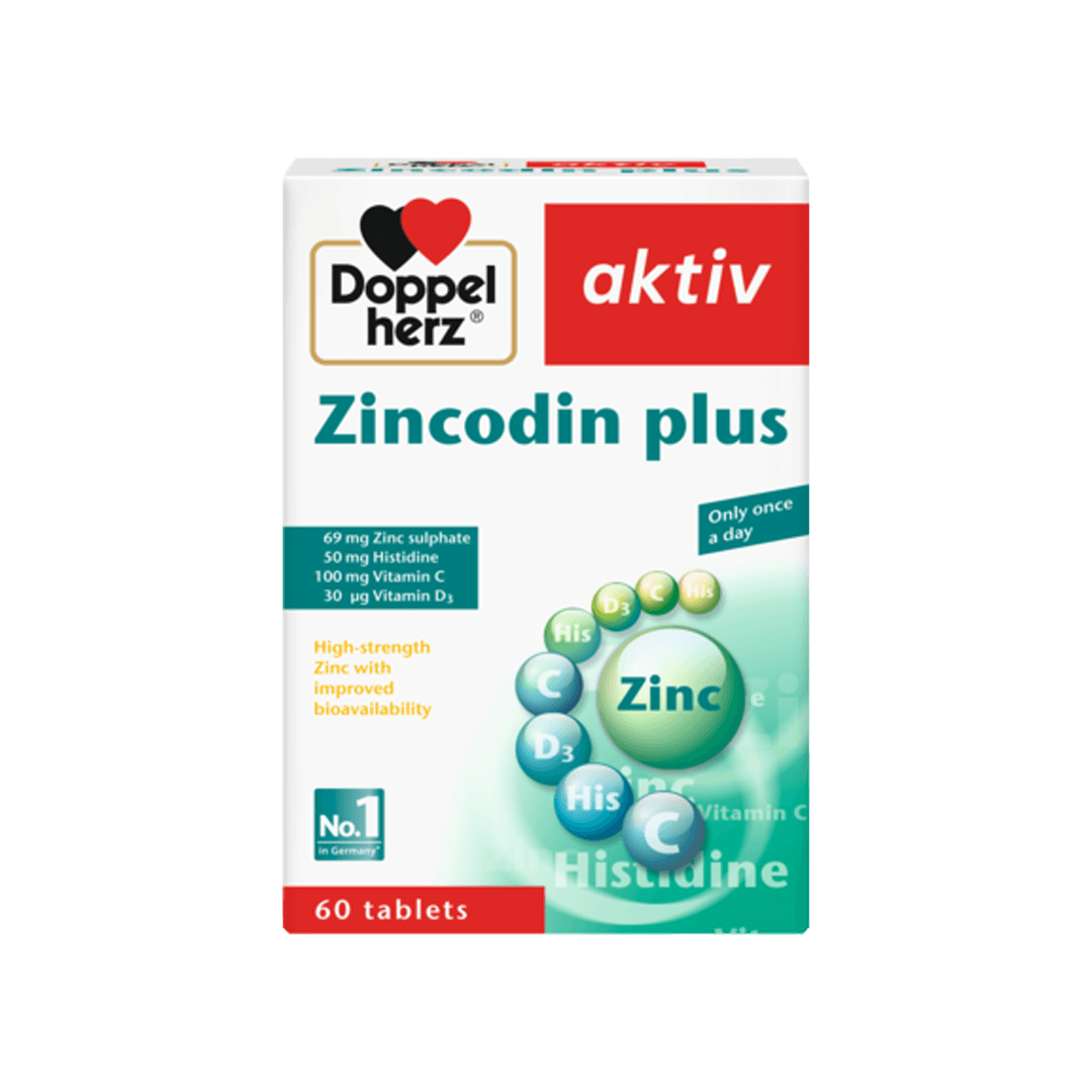 Doppelherz Aktiv Zincodin Plus 60 Tablets