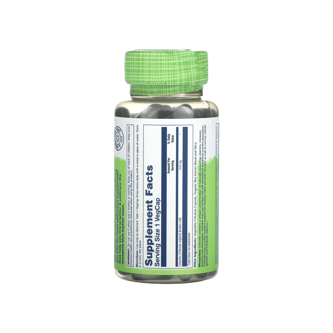 Solaray- Chlorella 410mg 100 VegCaps Gallery