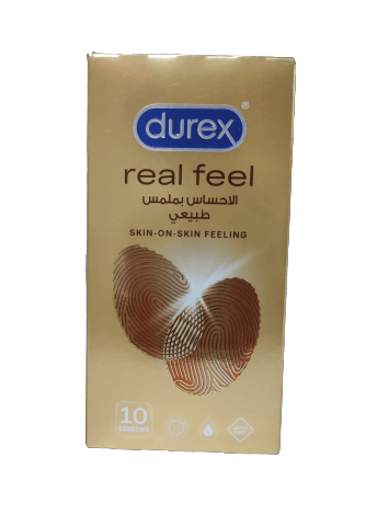 DUREX REAL FEEL الواقي الذكري -10