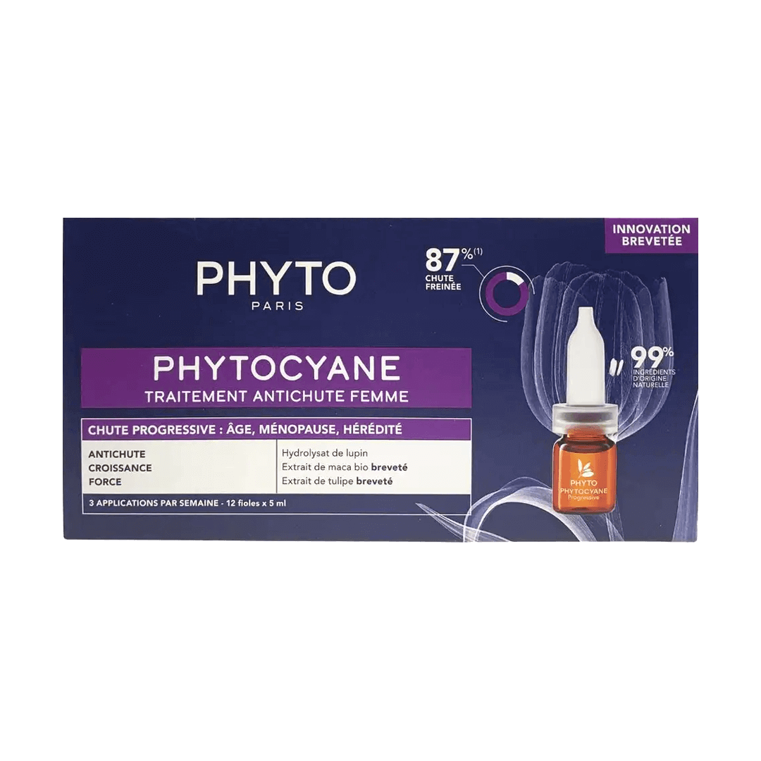 Phyto Progressive Anti Hair Loss Treatment For Women 12 x 5ml