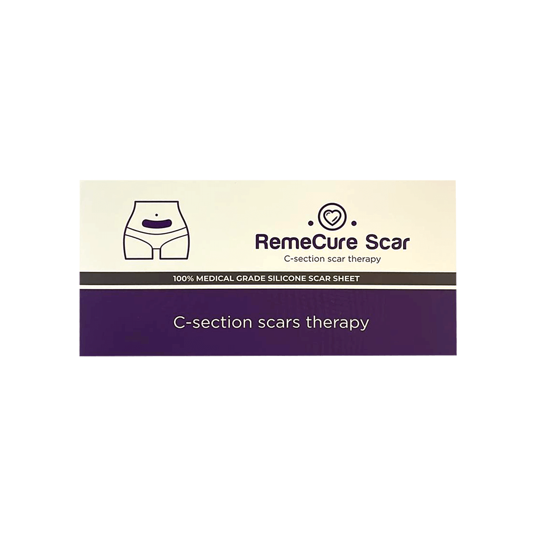 RemeCure Scar- علاج الندبات على شكل حرف C 2 ورقتين من السيليكون