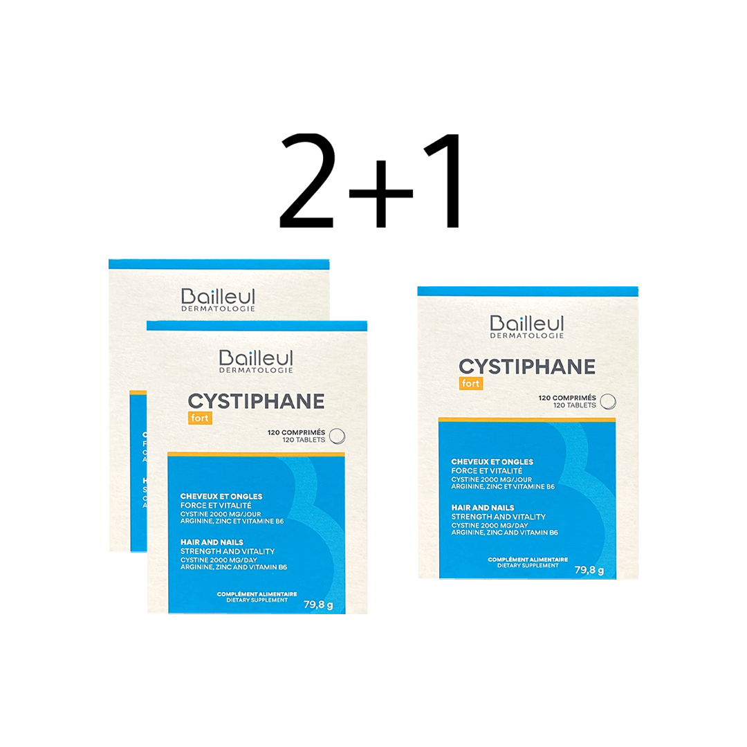 Cystiphane Biorga B6 Zinc Tablets 120's: 3-Month Course for Supporting Hair and Nail Health