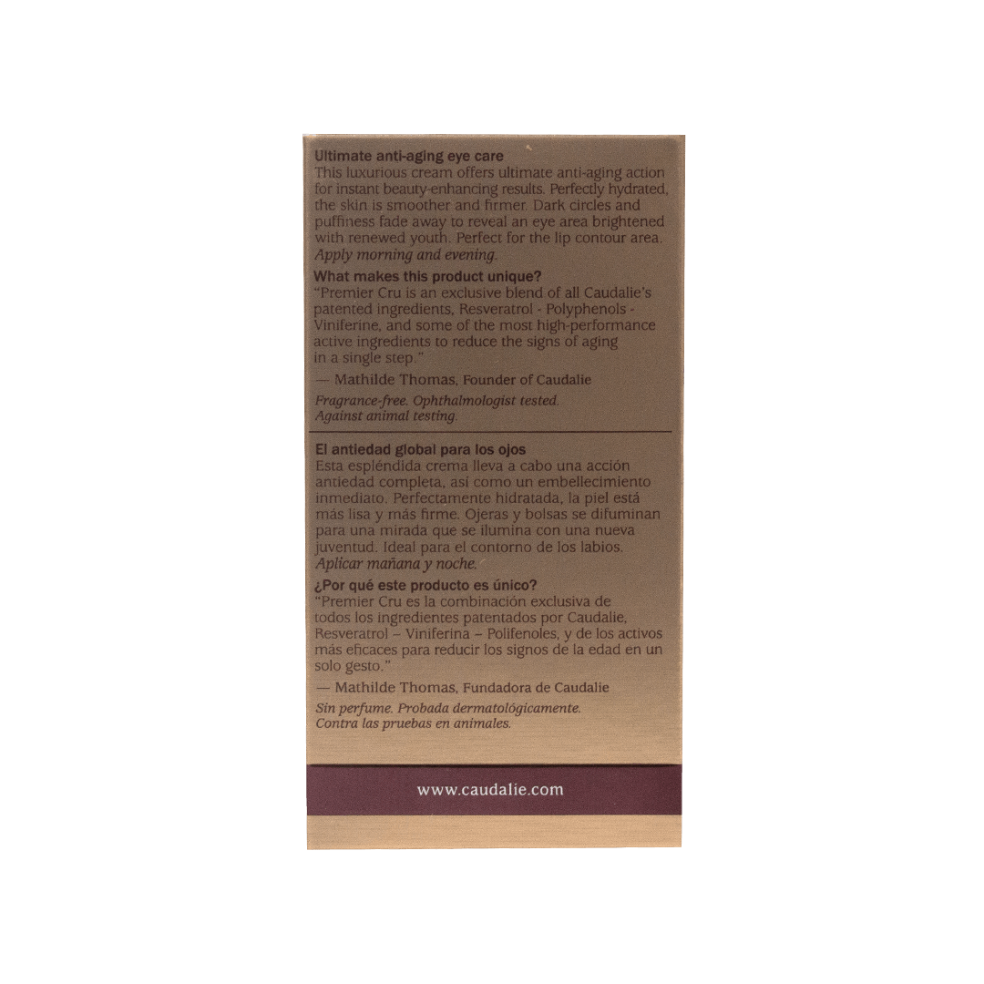 Caudalie - Premier Cru - Eye Cream-15ml Gallery