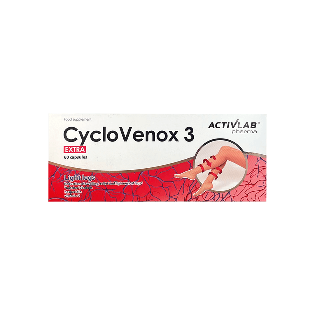 ActivLab-CycloVenox 3 - سيقان خفيفة للغاية - 60 كبسولة