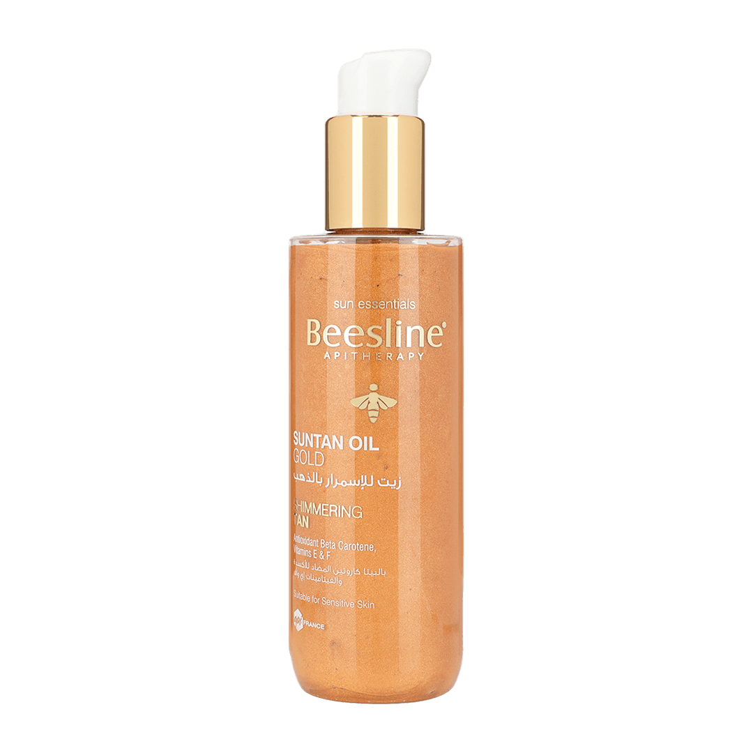 Beesline Suntan Oil Gold Shimmering Tan 200ml Gallery