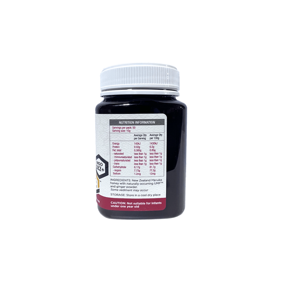 Triple Churned- Manuka Honey 8+ Ginger 500mg Gallery