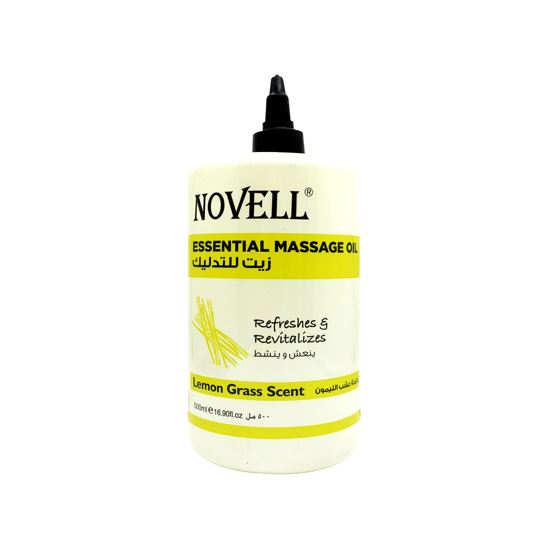 نوفيل - زيت التدليك الأساسي بعشب الليمون 500 مل