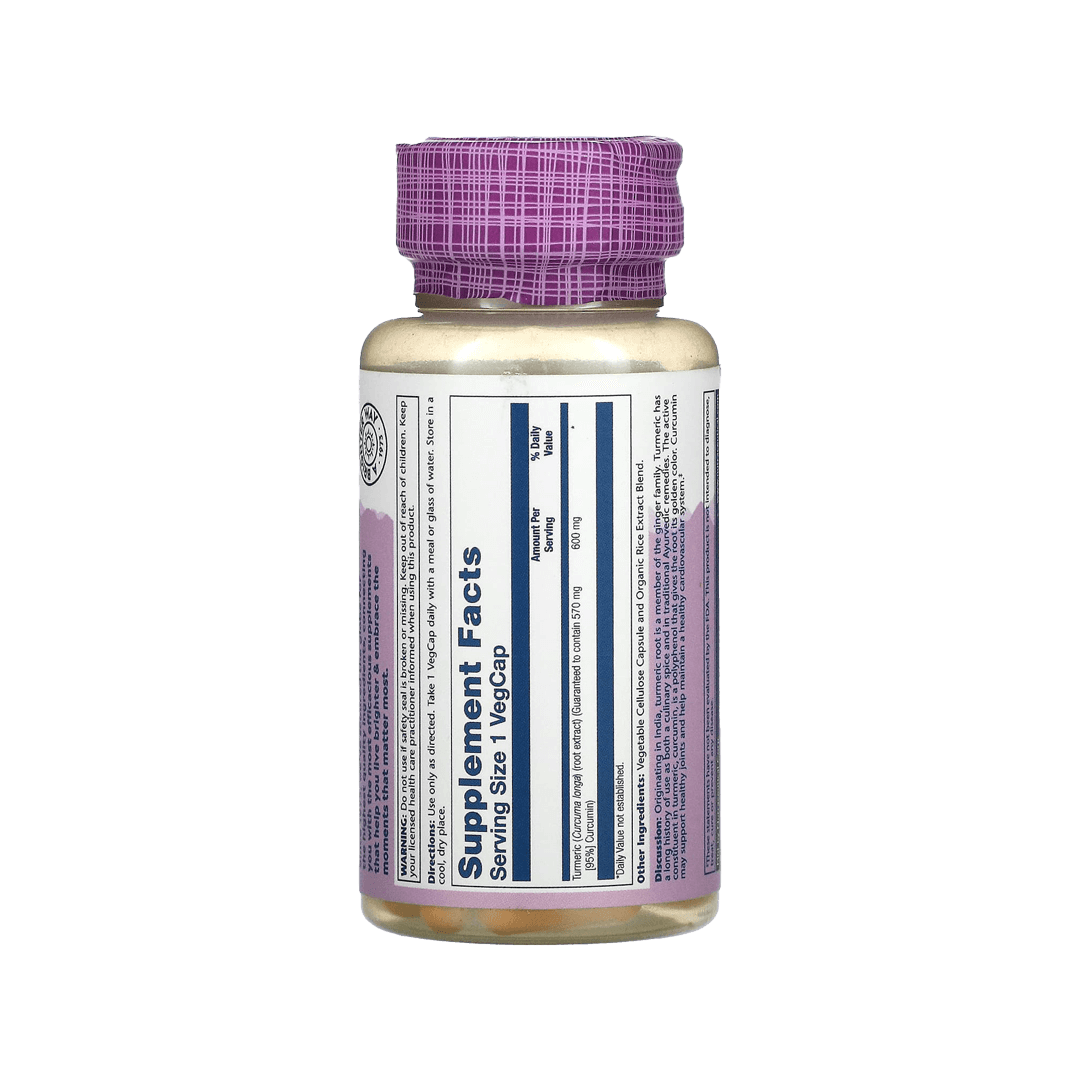 Solaray- Turmeric 1 Daily 300mg 60 VegCaps Gallery