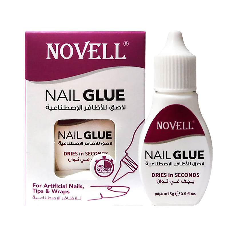Novell- Nail Glue For Artificial Nails, Tips & Wraps 15g