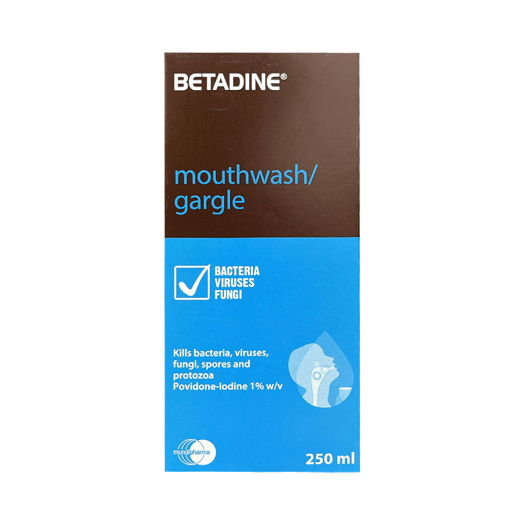 Betadine- Gargle & Mouthwash 250ml Gallery