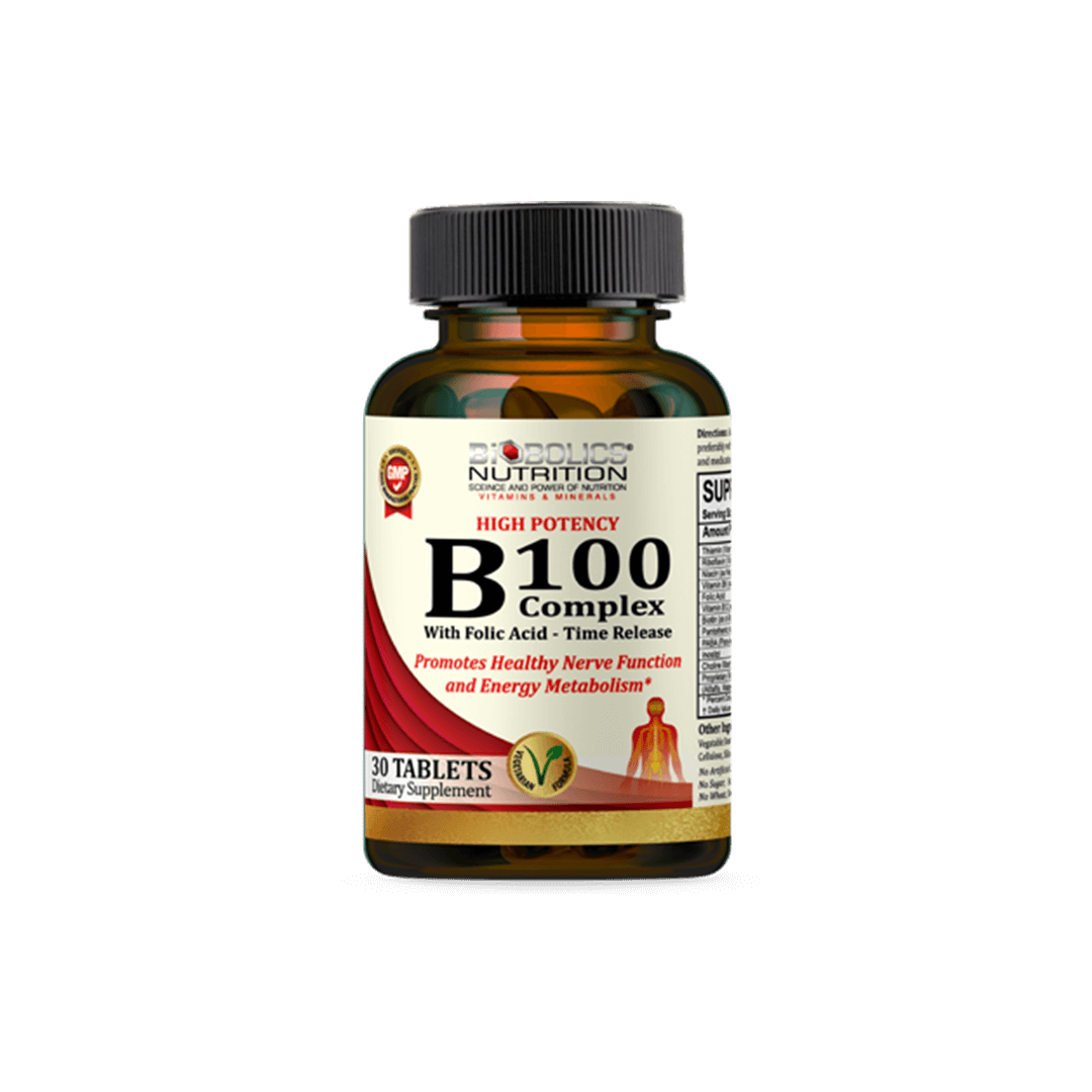بيوبولكس - مركب فيتامين ب (30 كبسولة)